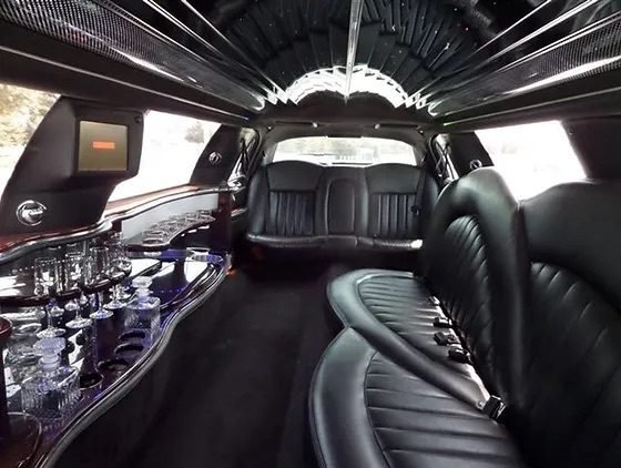 White Stretch Limousine